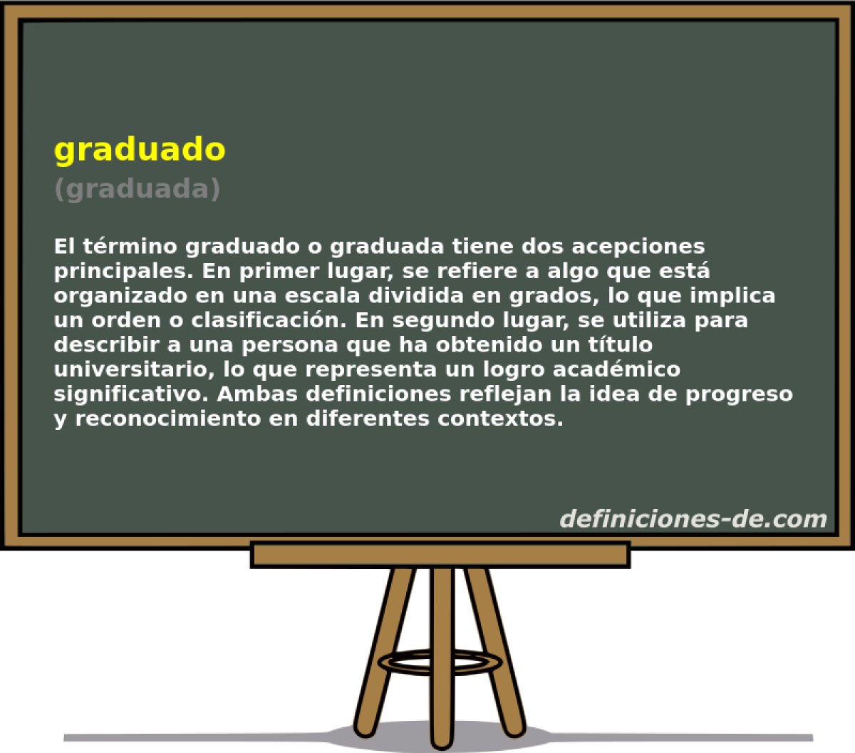 graduado (graduada)