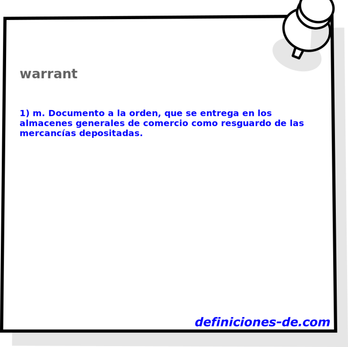warrant 