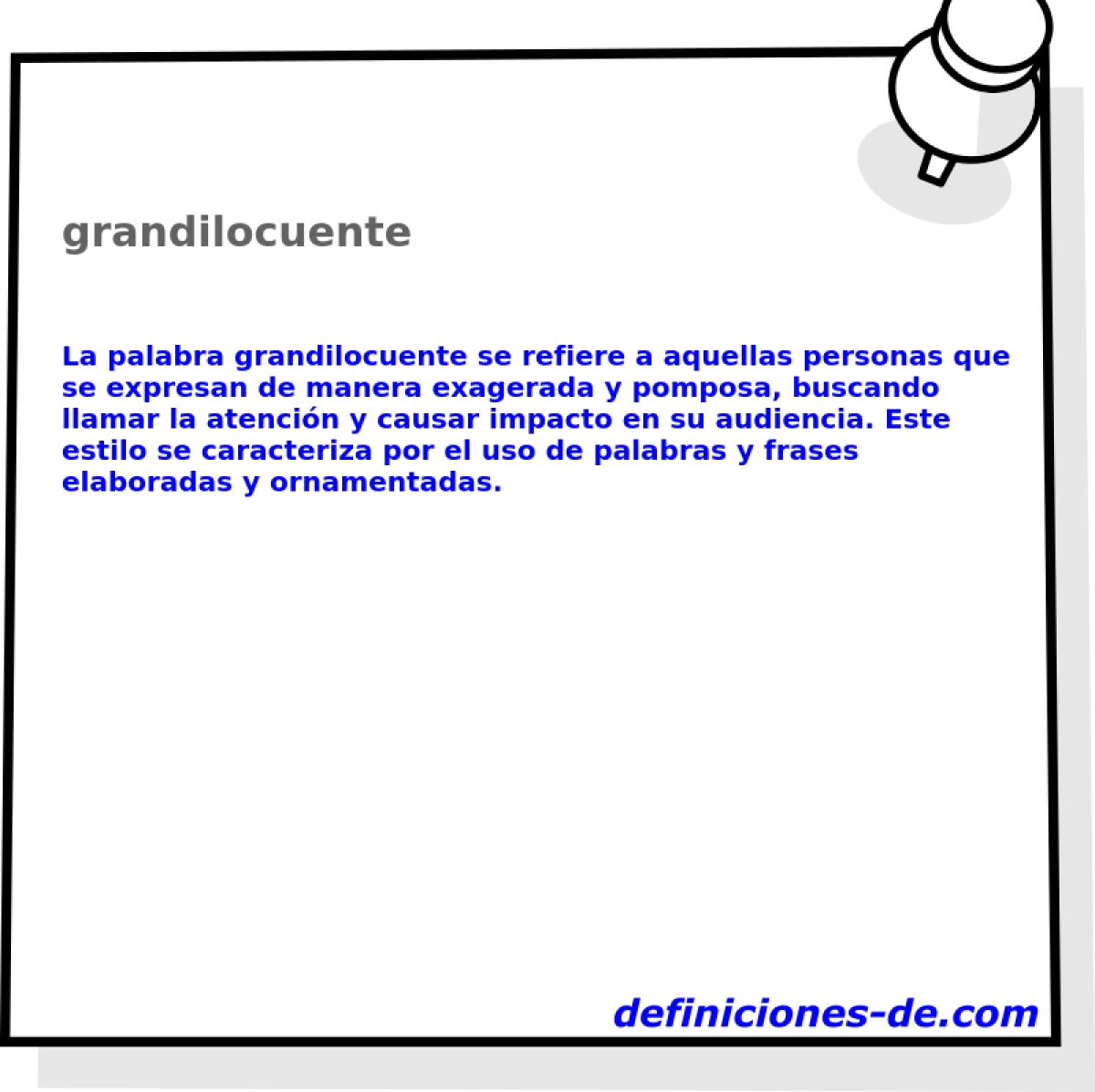 grandilocuente 