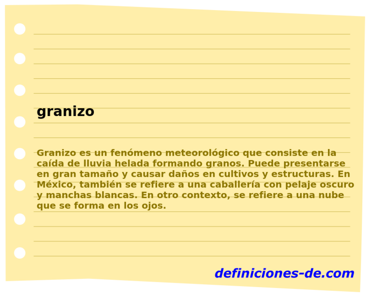 granizo 