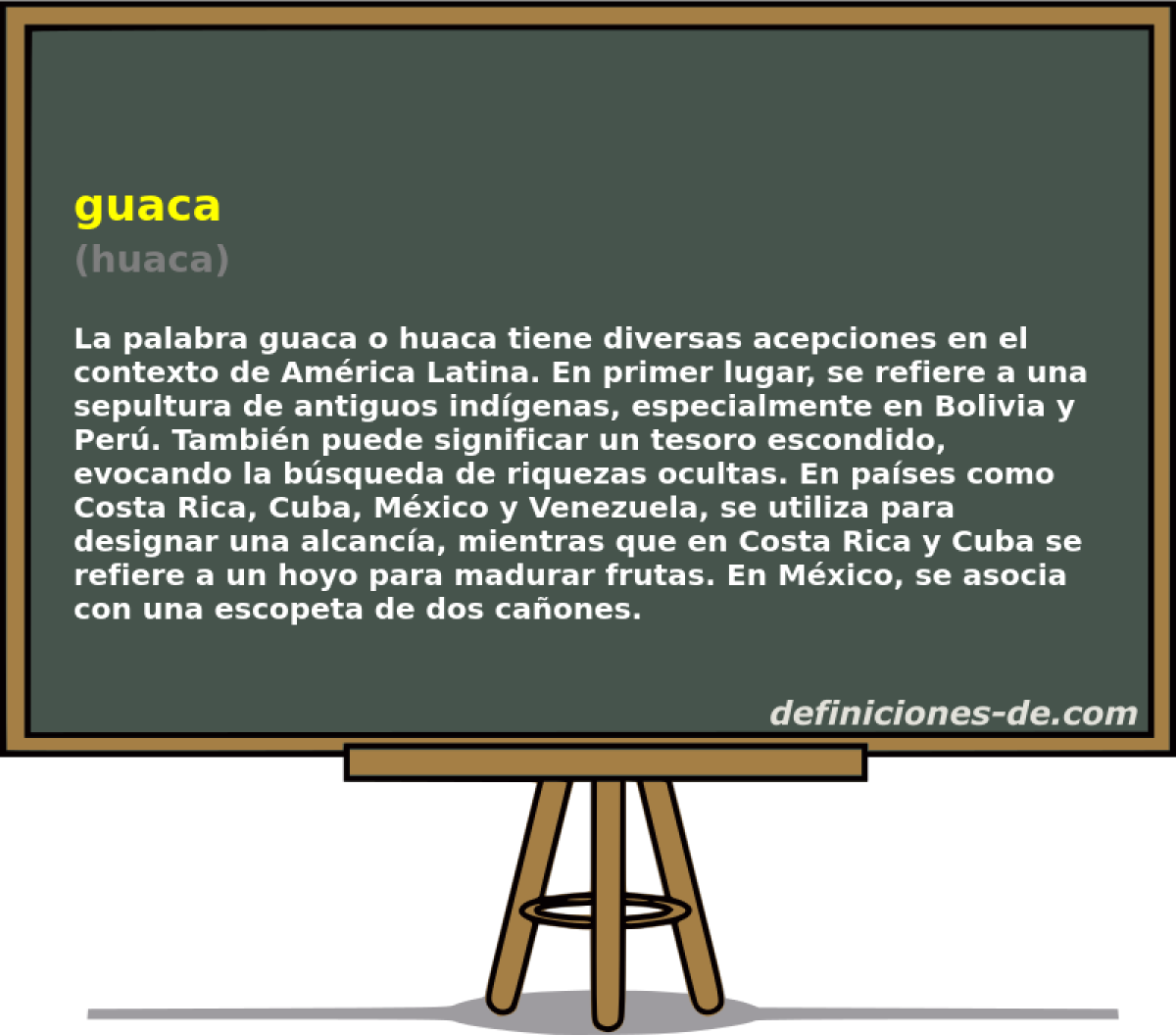 guaca (huaca)