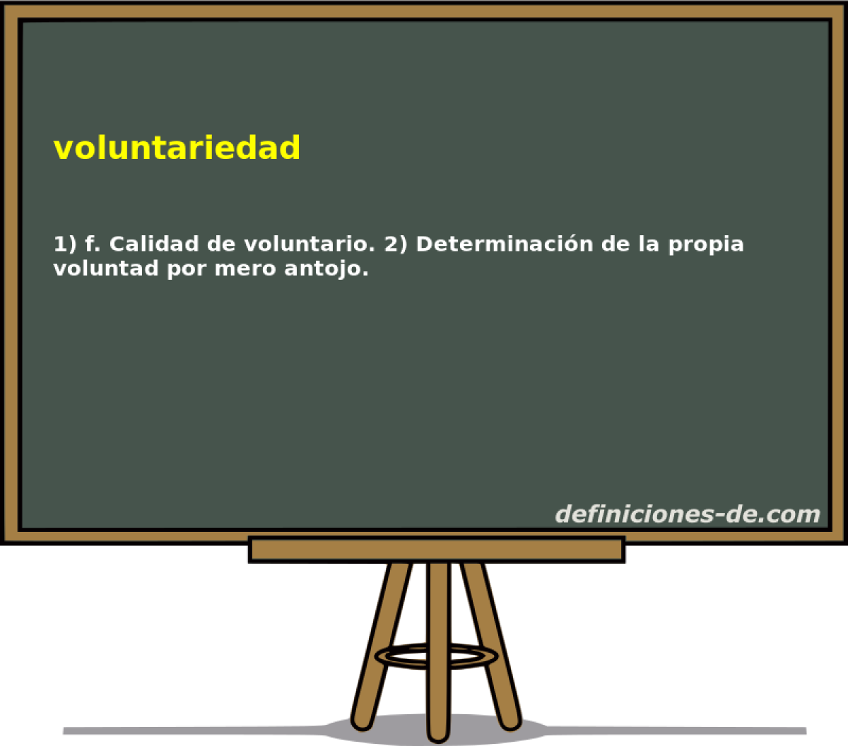 voluntariedad 