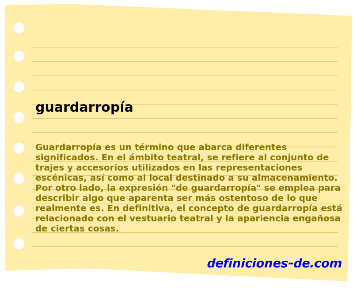 guardarropa 