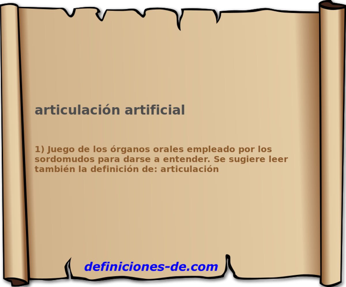 articulacin artificial 