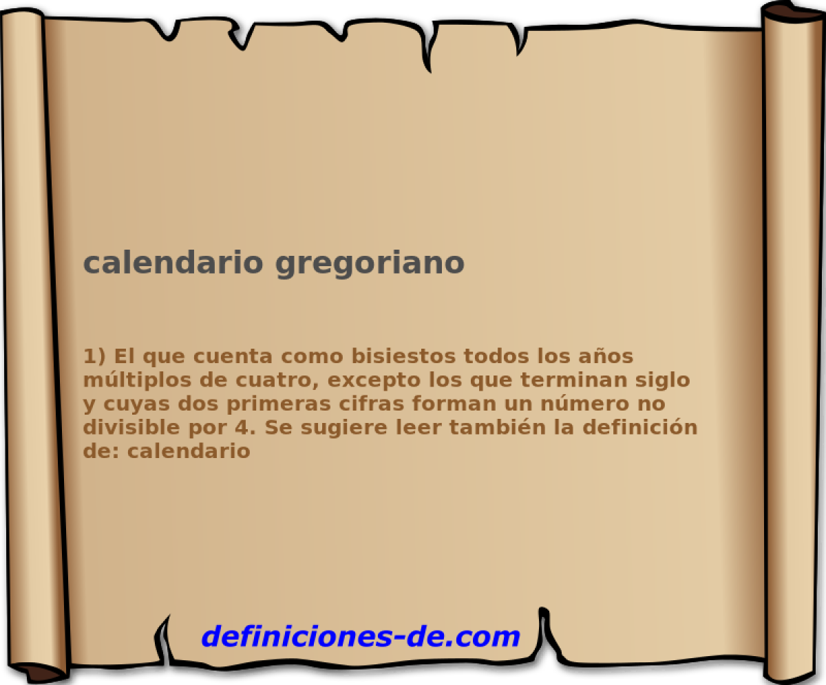 calendario gregoriano 