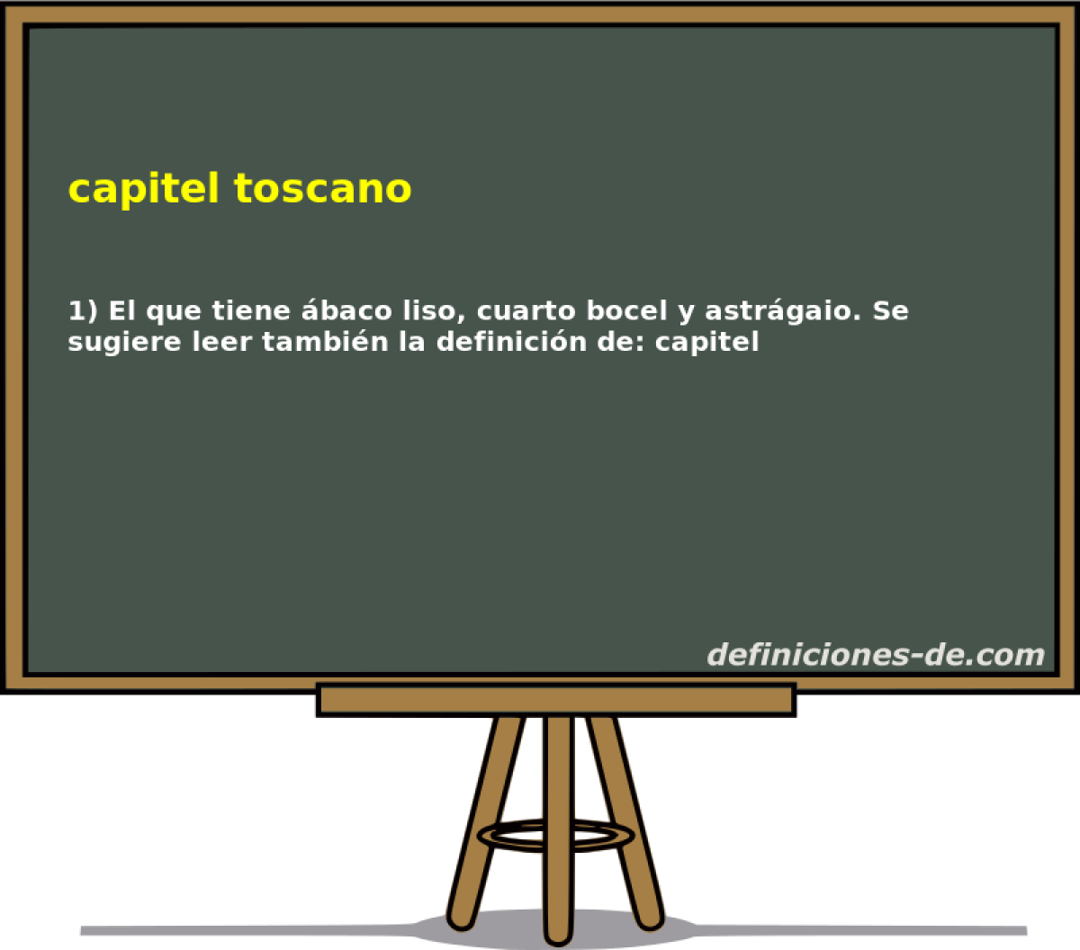 capitel toscano 