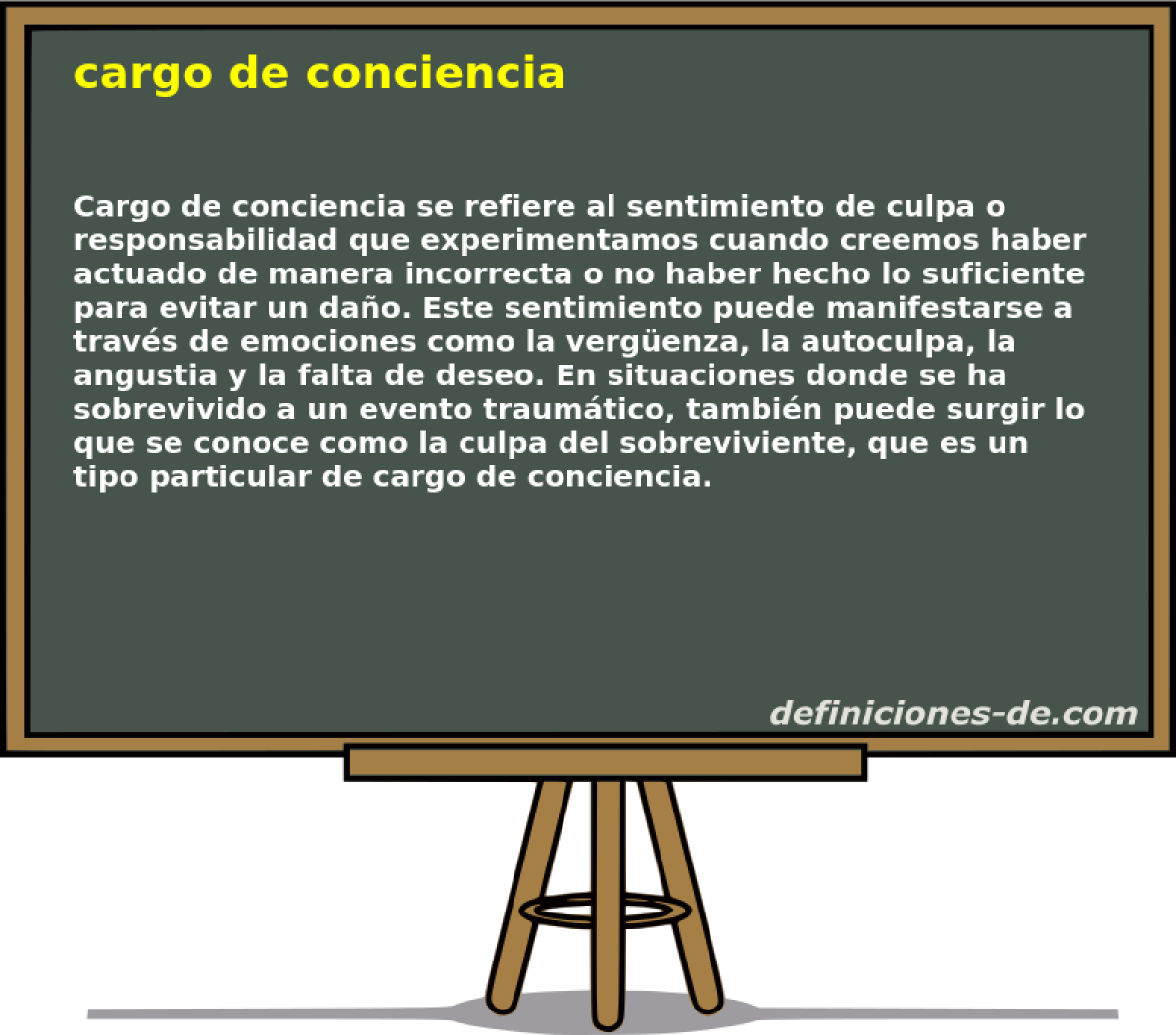 cargo de conciencia 