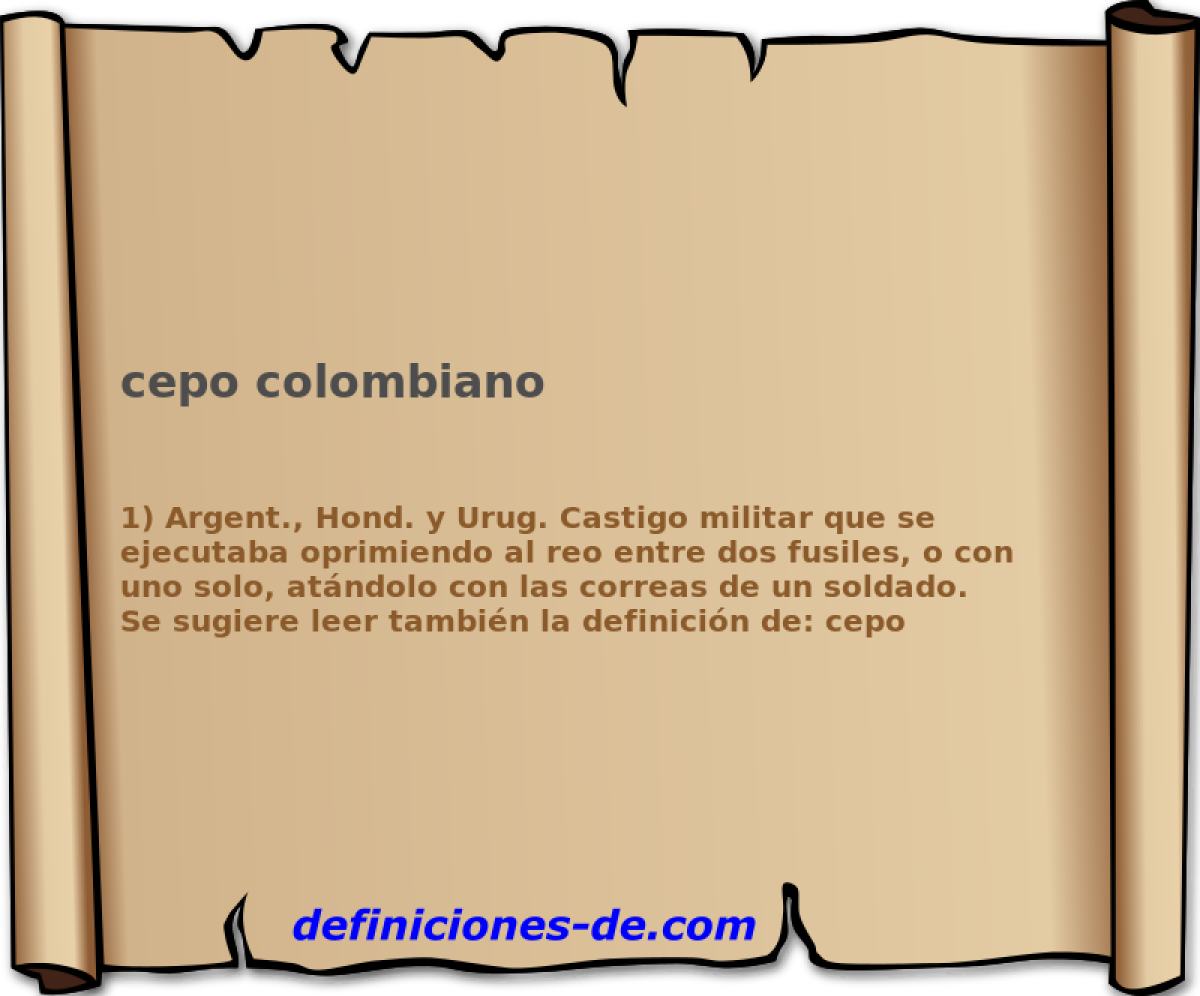 cepo colombiano 