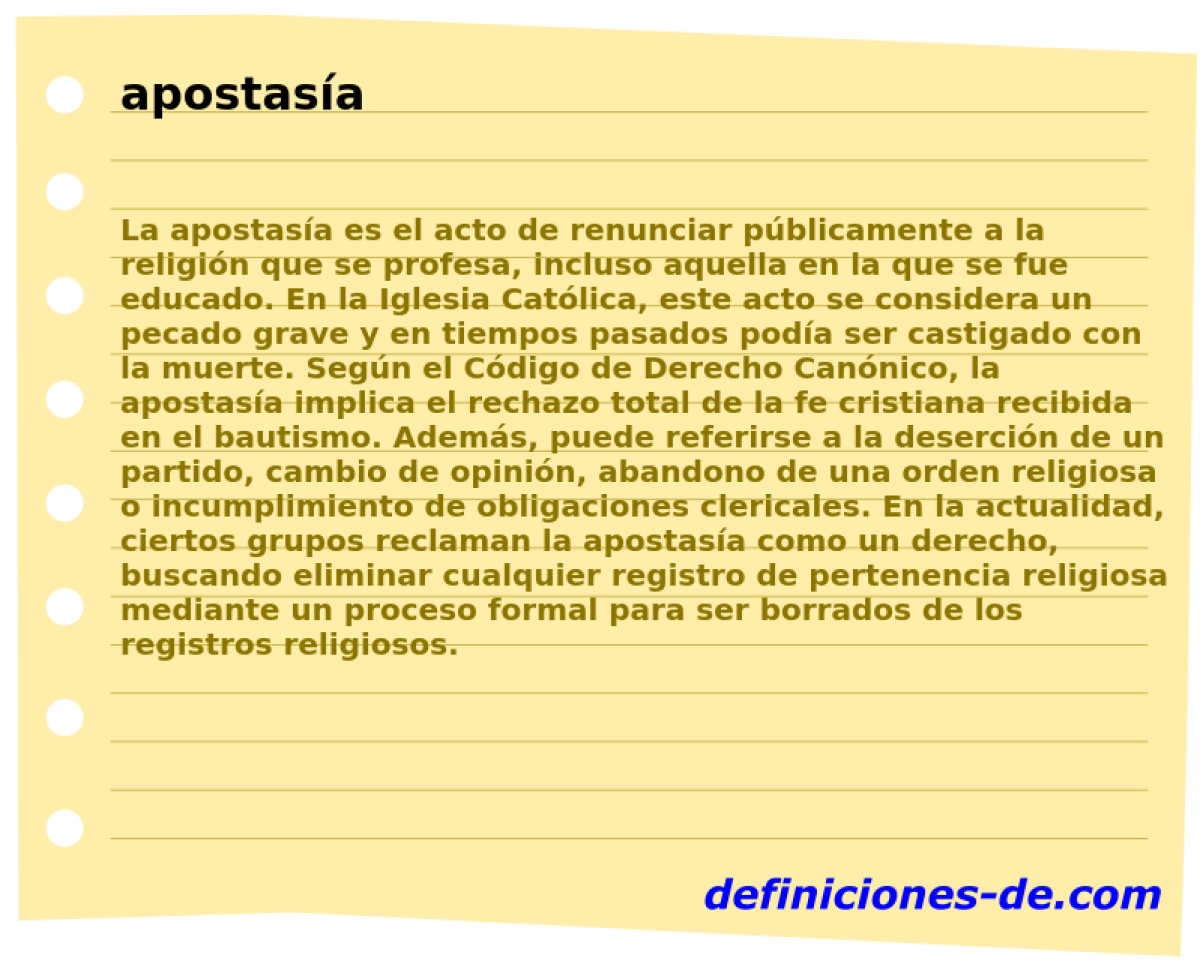 apostasa 