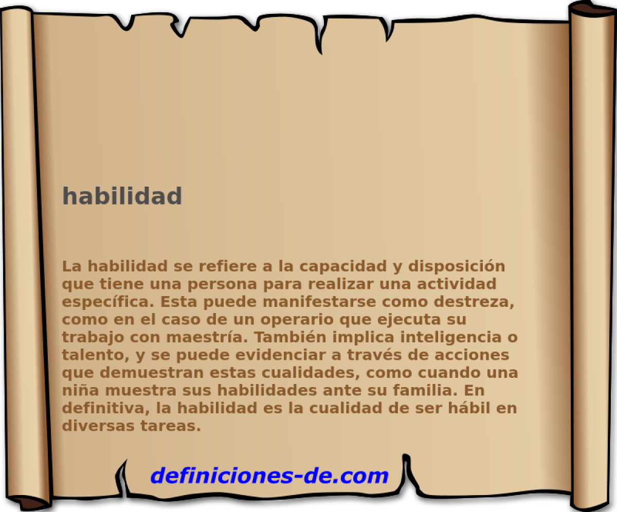 habilidad 