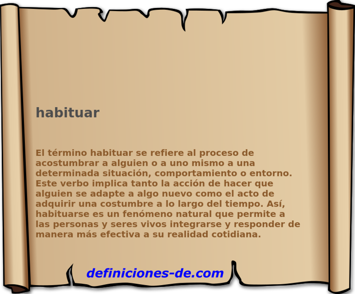 habituar 