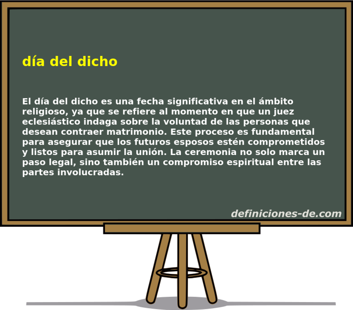 da del dicho 