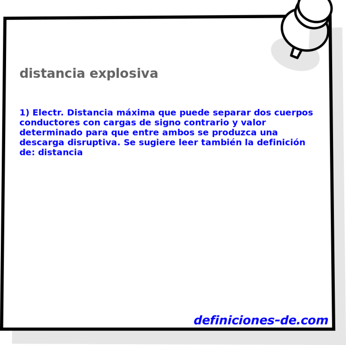 distancia explosiva 