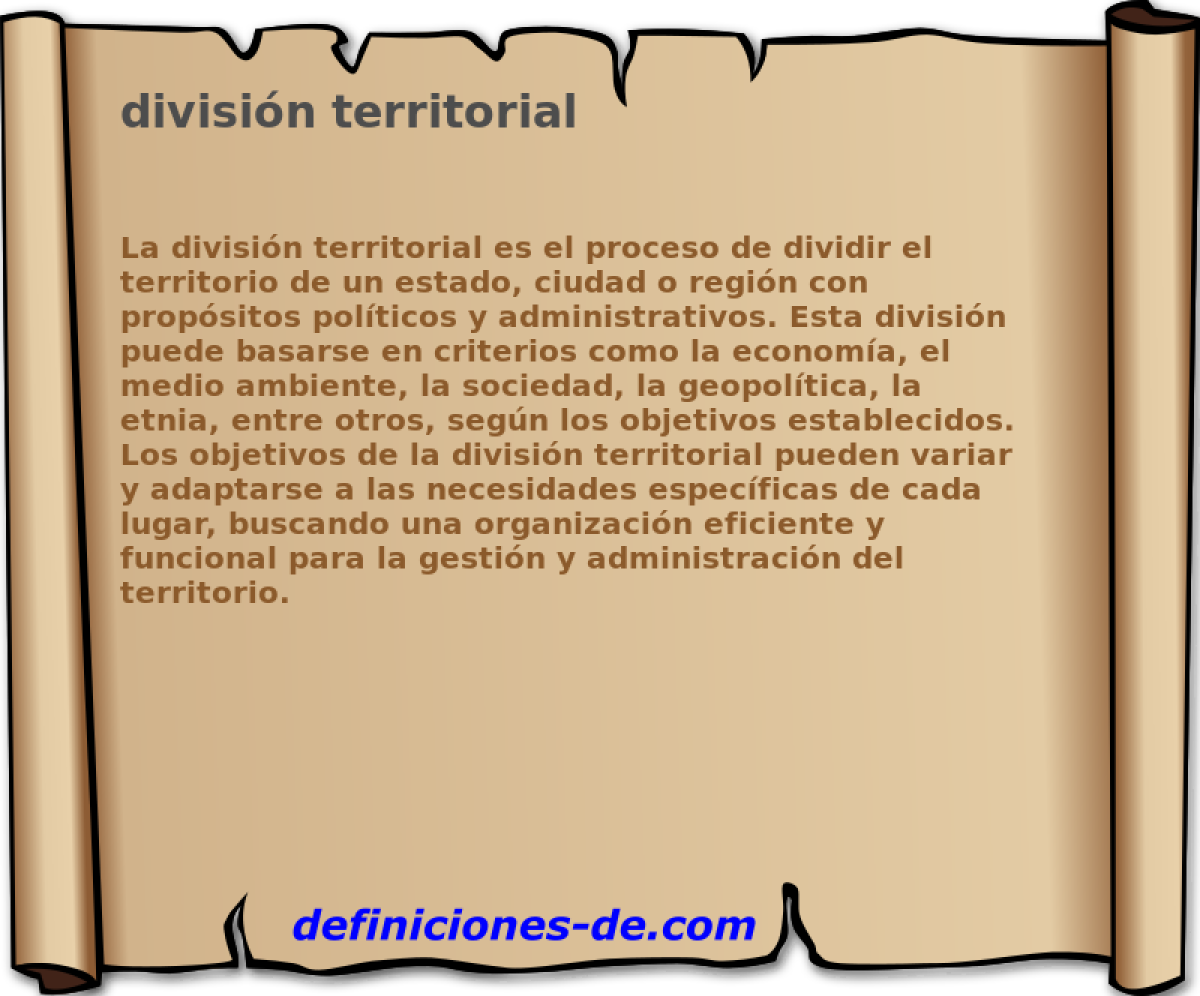 divisin territorial 