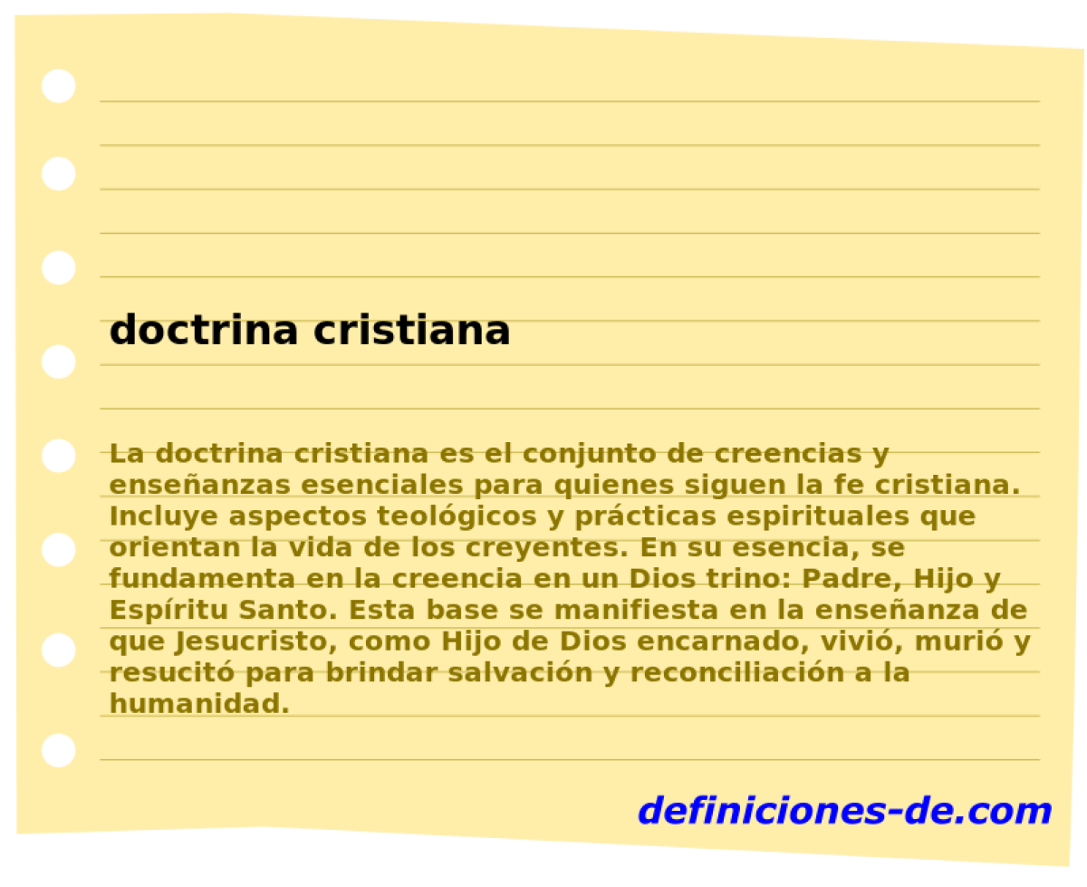 doctrina cristiana 