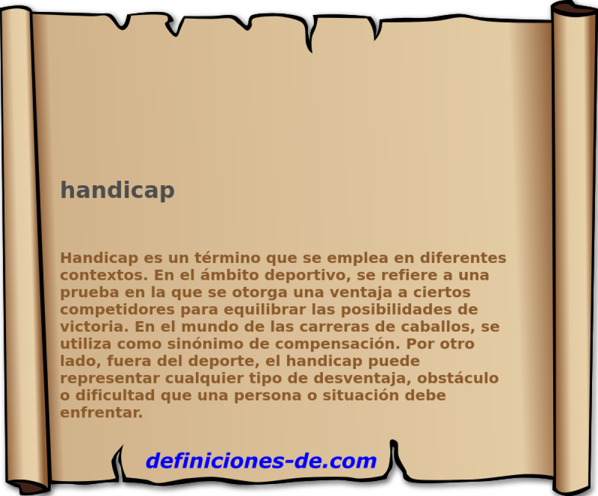 handicap 