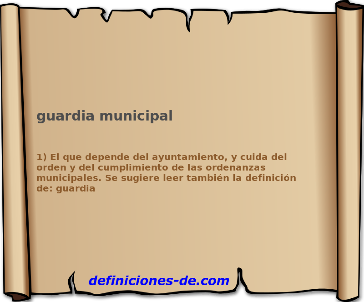 guardia municipal 