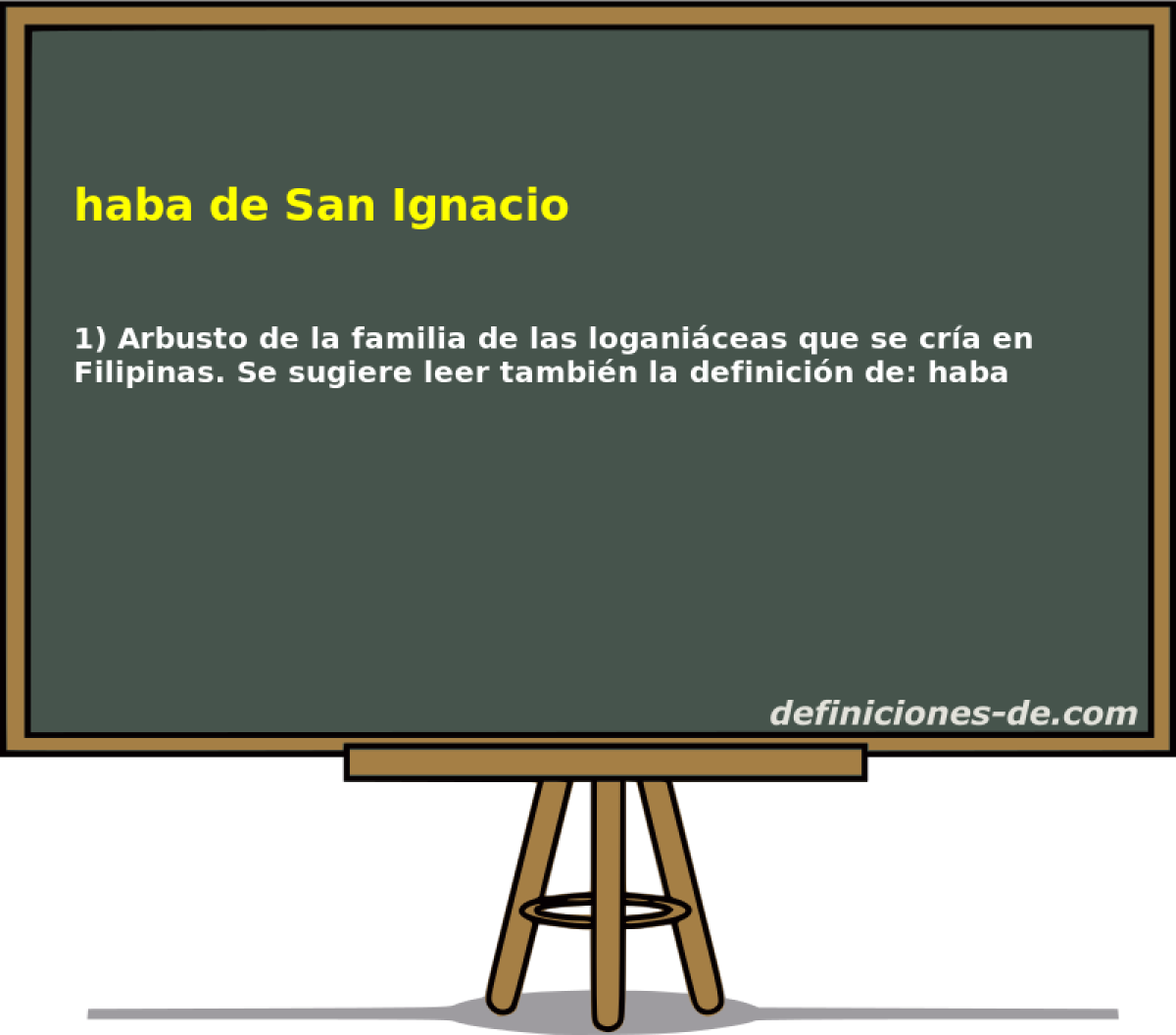 haba de San Ignacio 