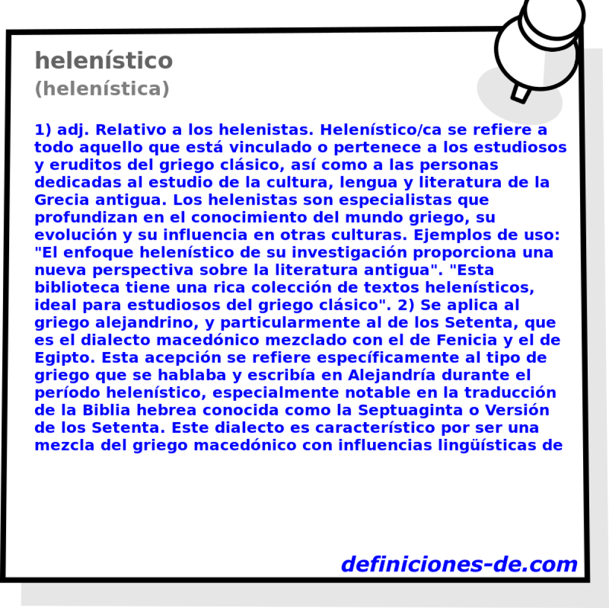 helenstico (helenstica)