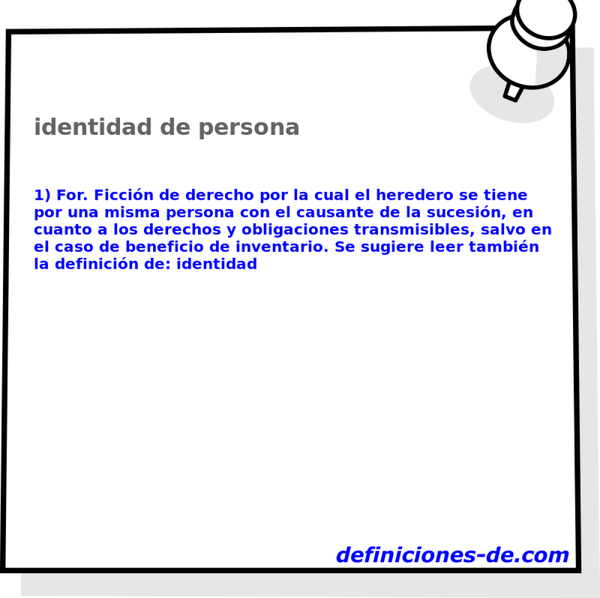 identidad de persona 