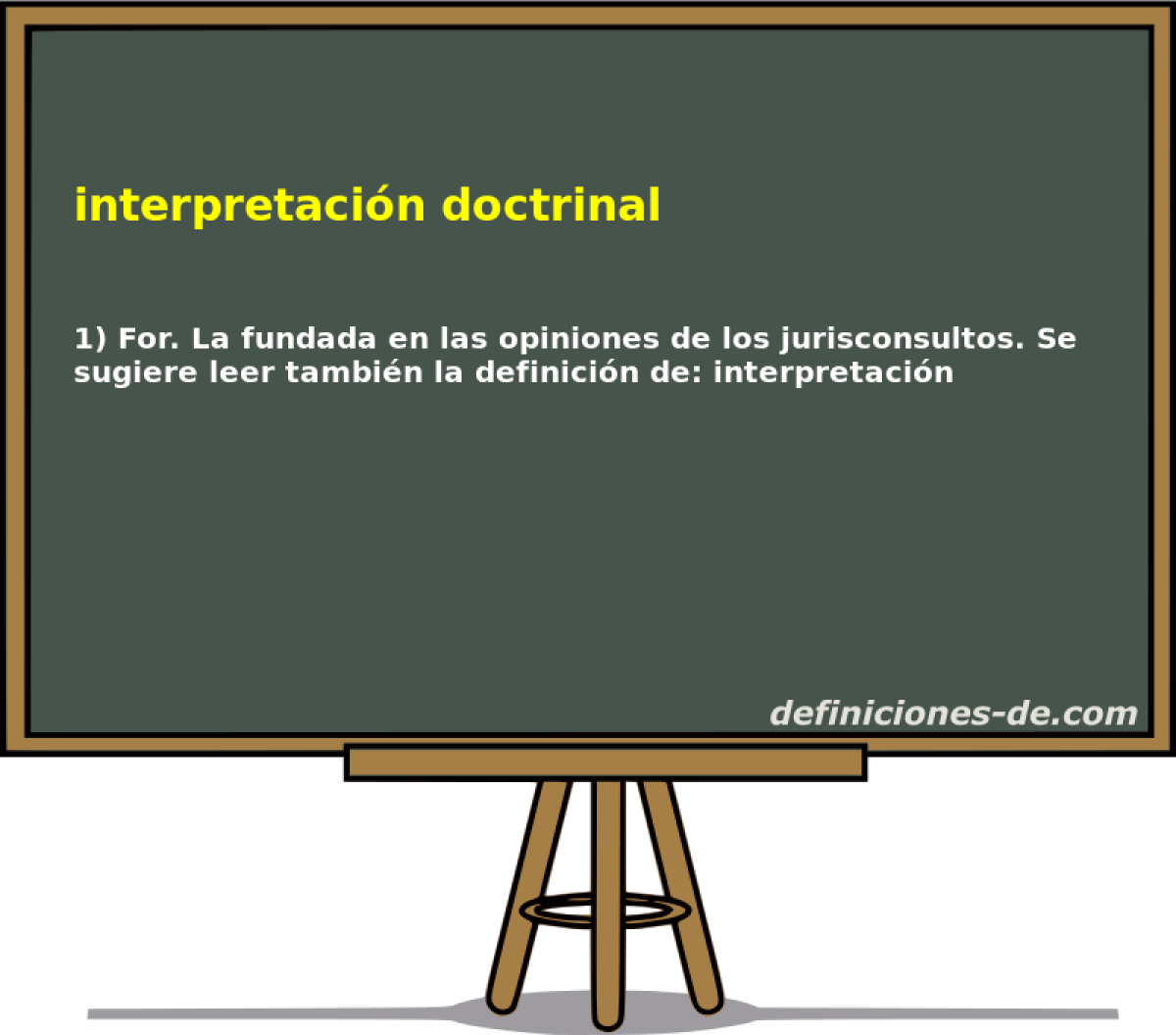 interpretacin doctrinal 