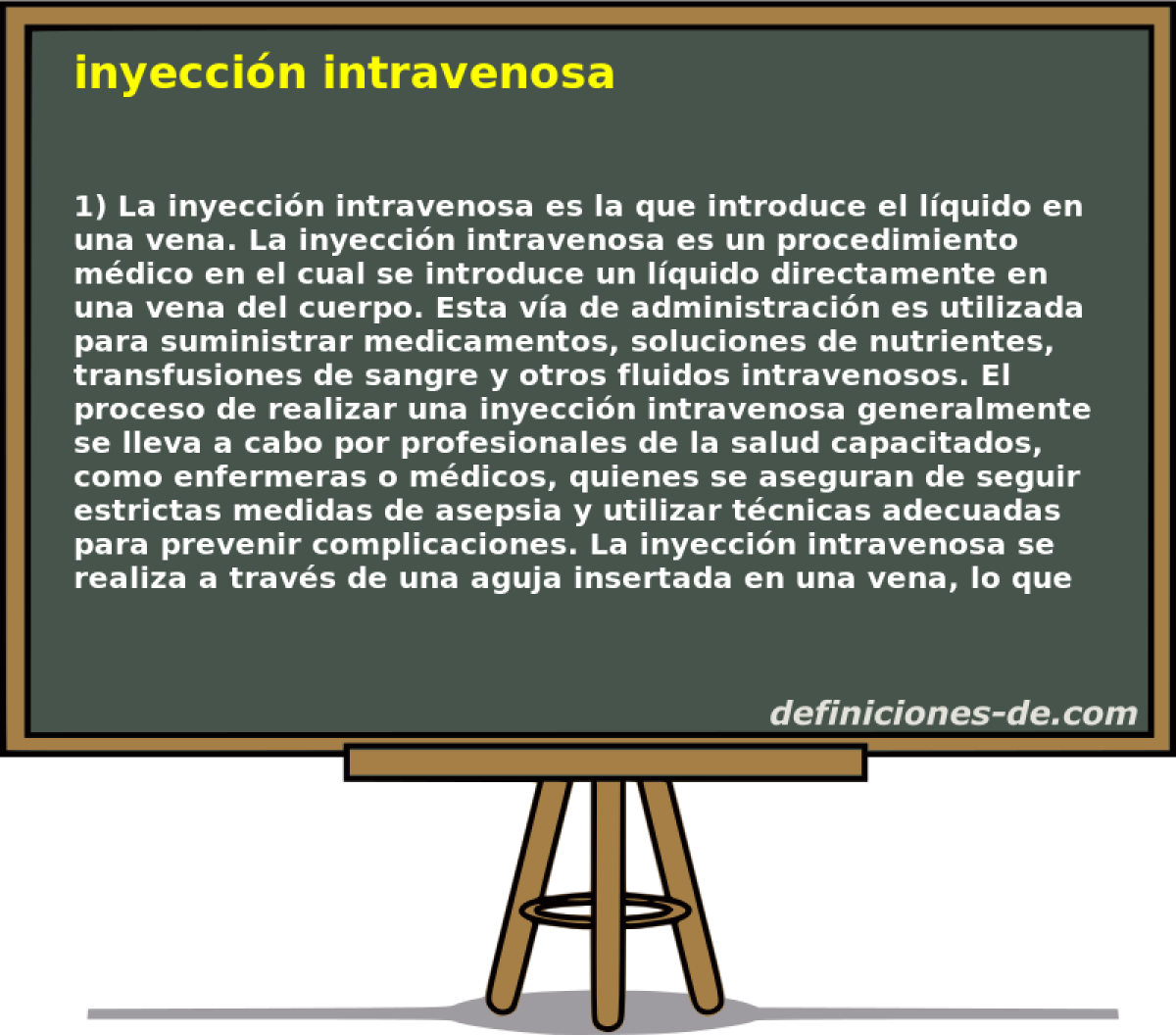 inyeccin intravenosa 