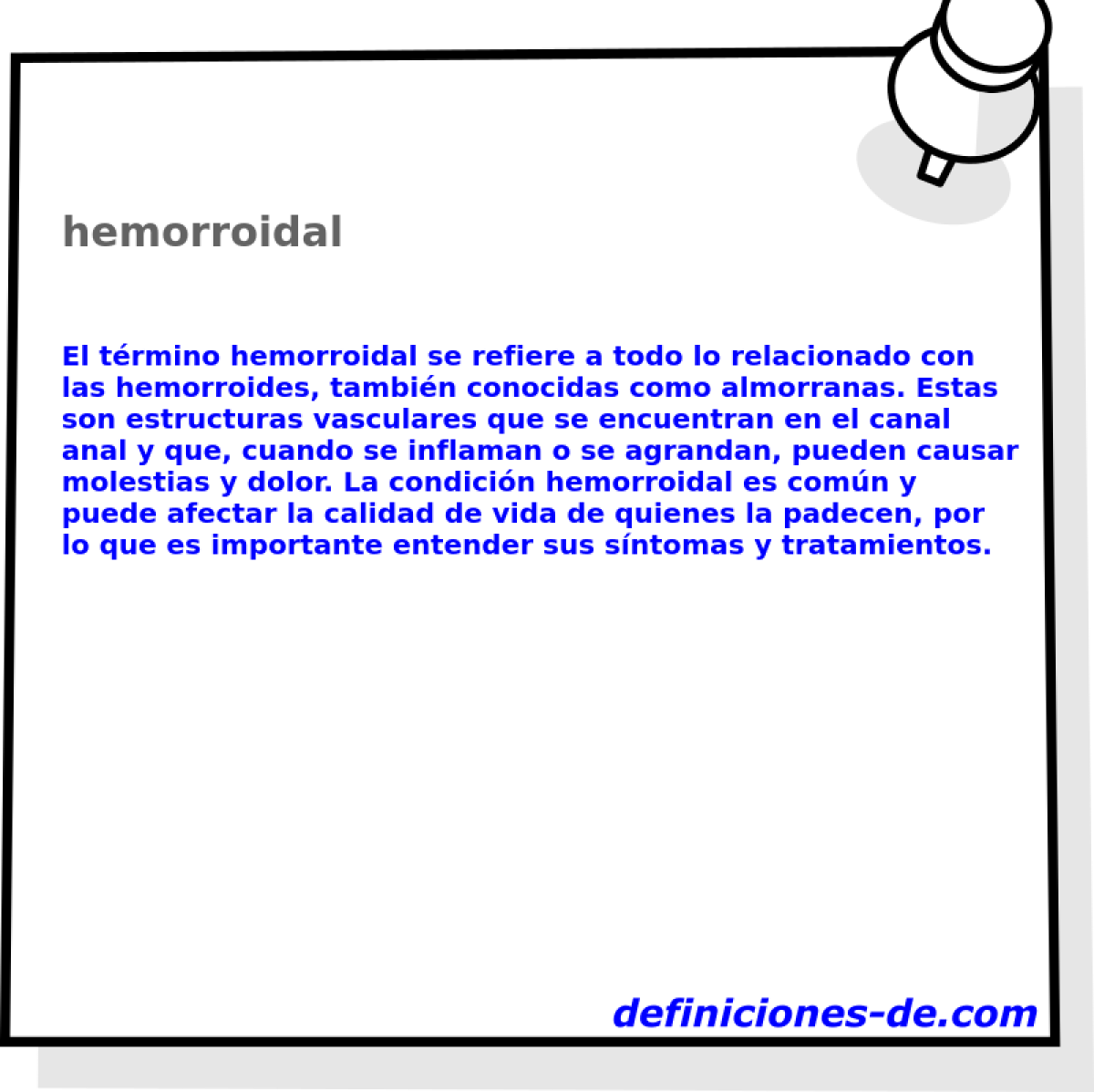 hemorroidal 