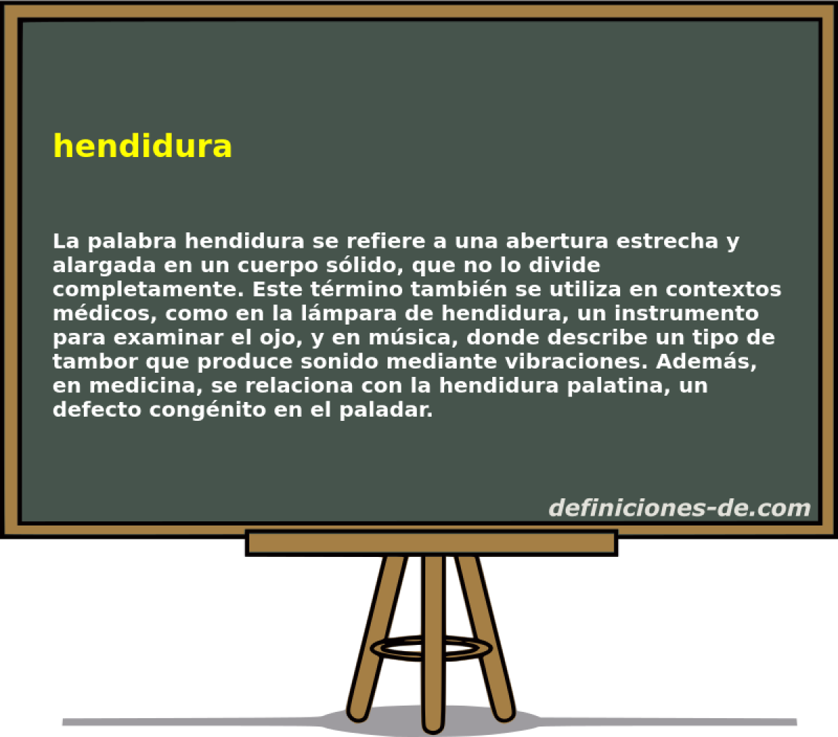 hendidura 