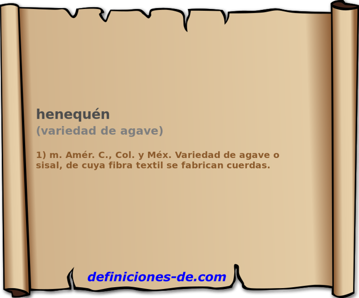 henequn (variedad de agave)