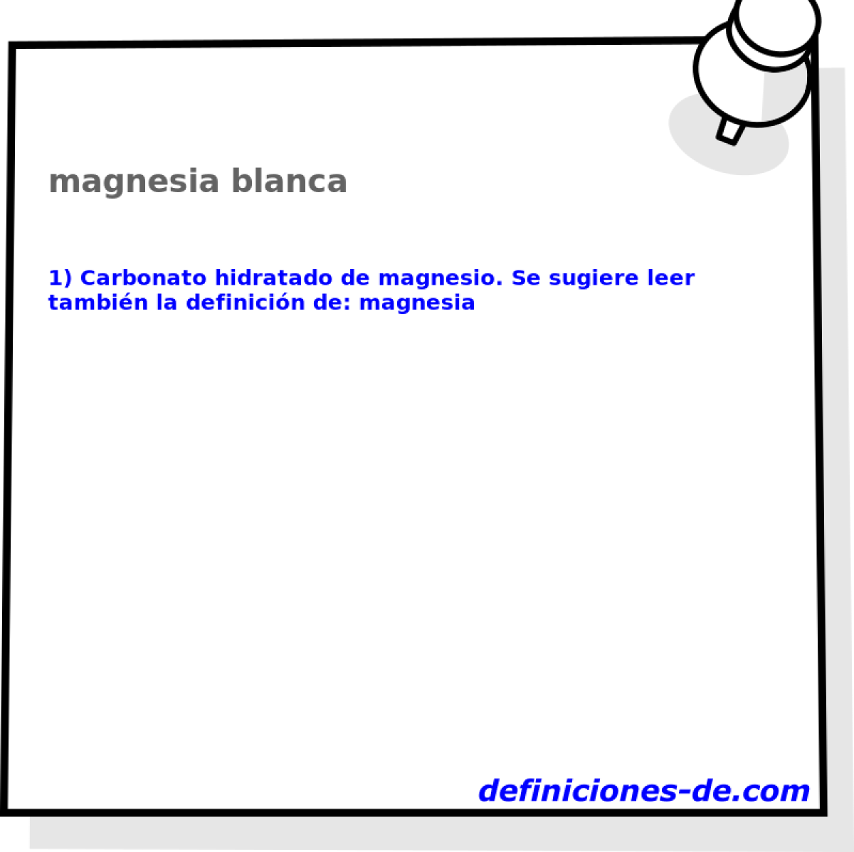magnesia blanca 