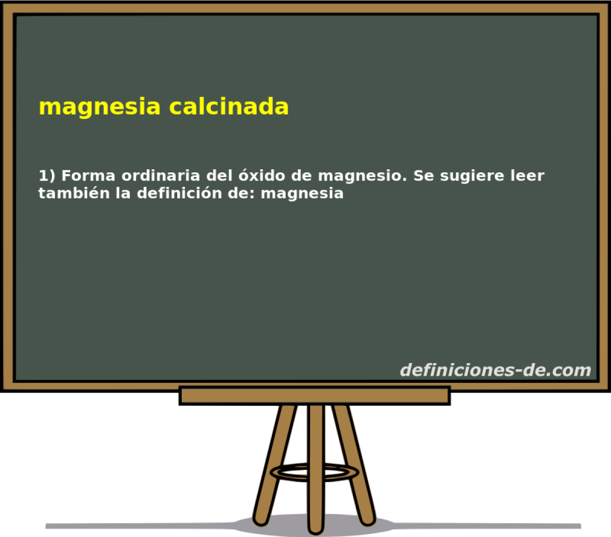 magnesia calcinada 