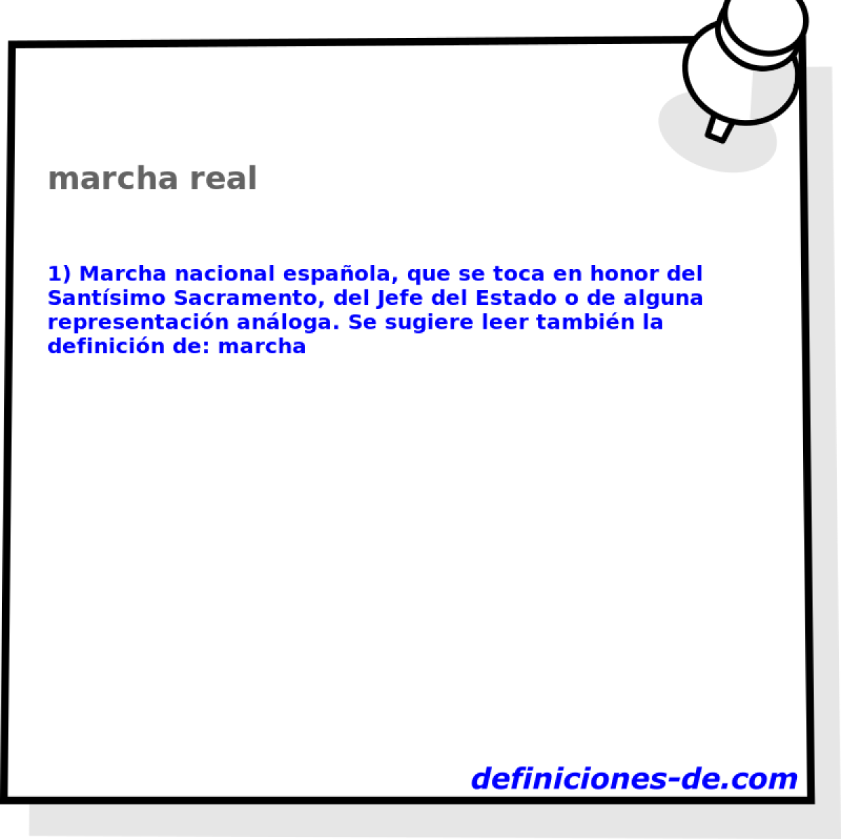marcha real 