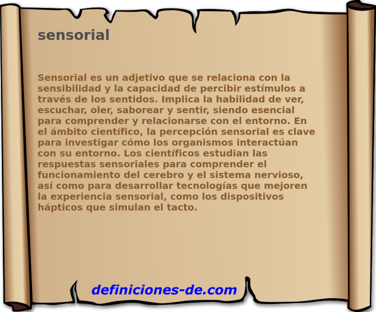 sensorial 