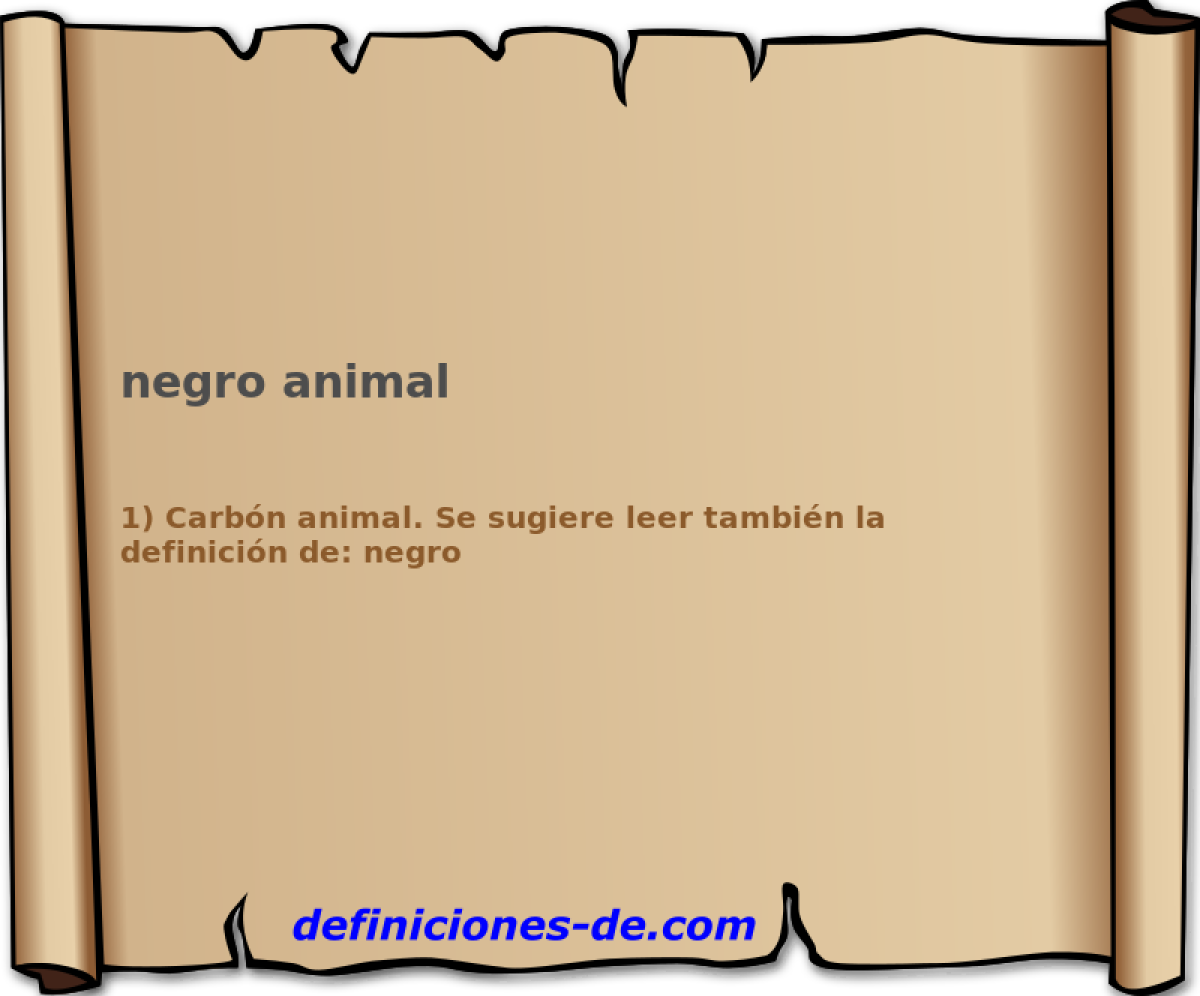 negro animal 