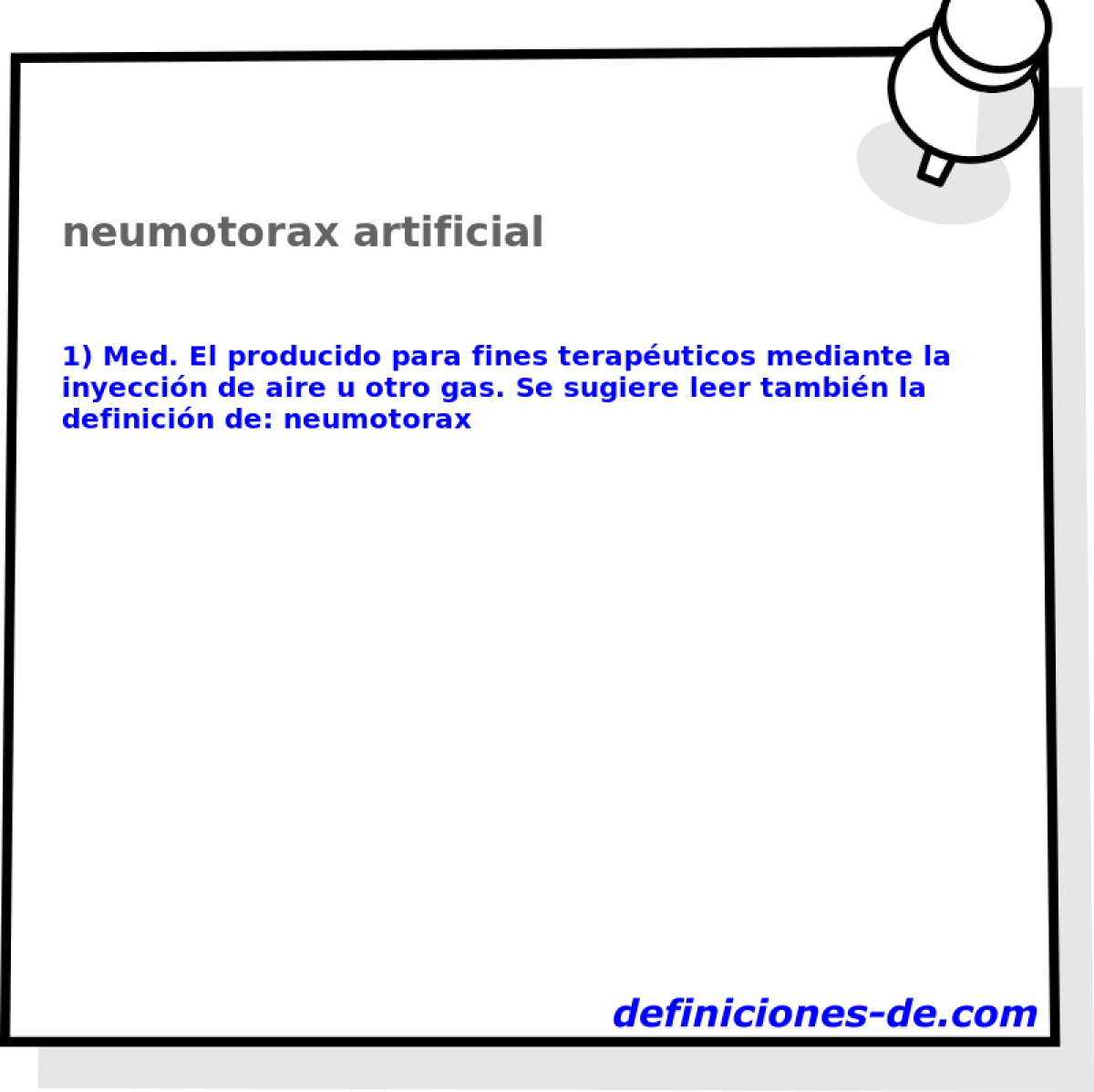 neumotorax artificial 