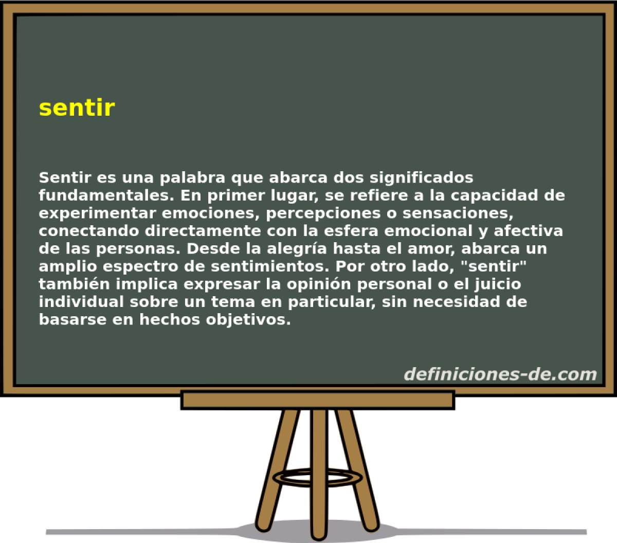 sentir 