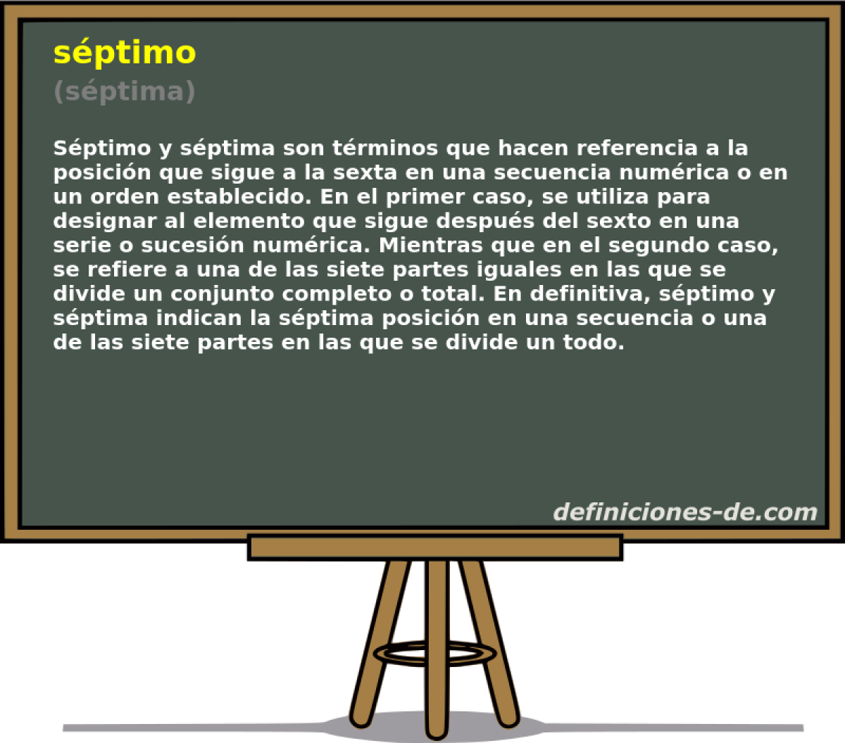 sptimo (sptima)