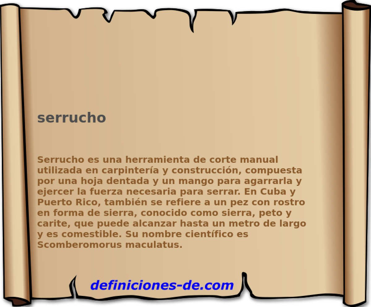 serrucho 