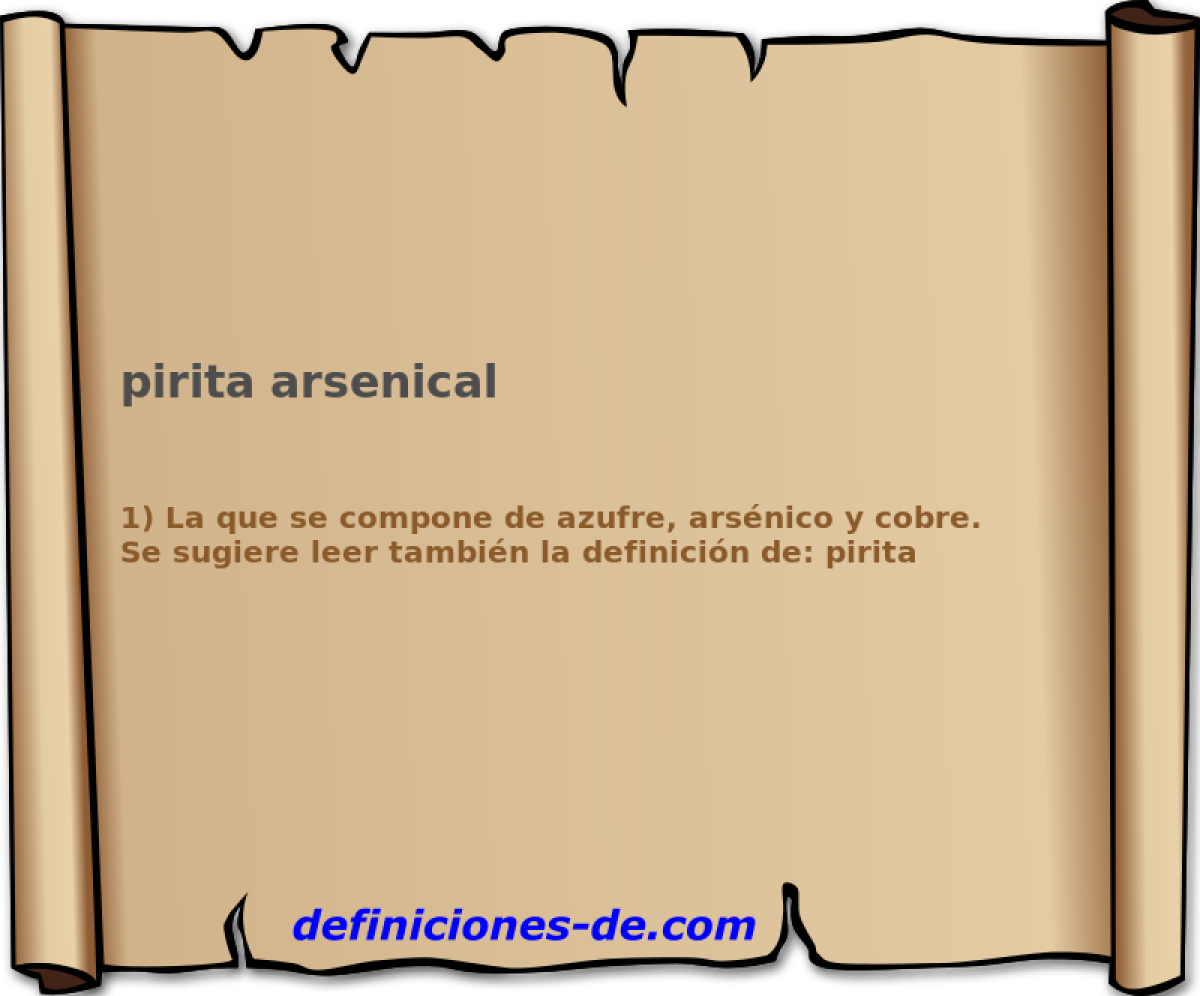 pirita arsenical 