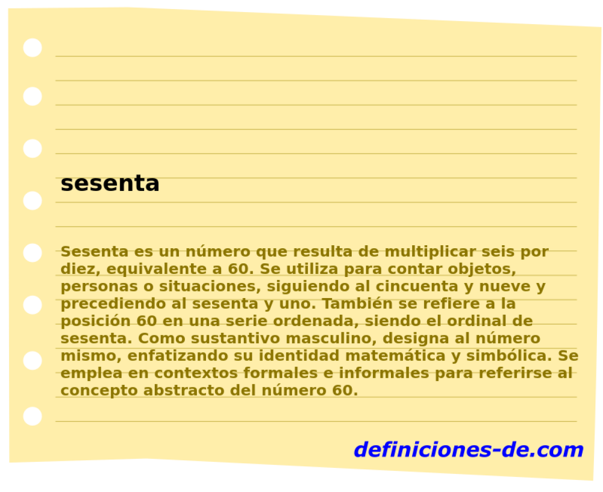 sesenta 