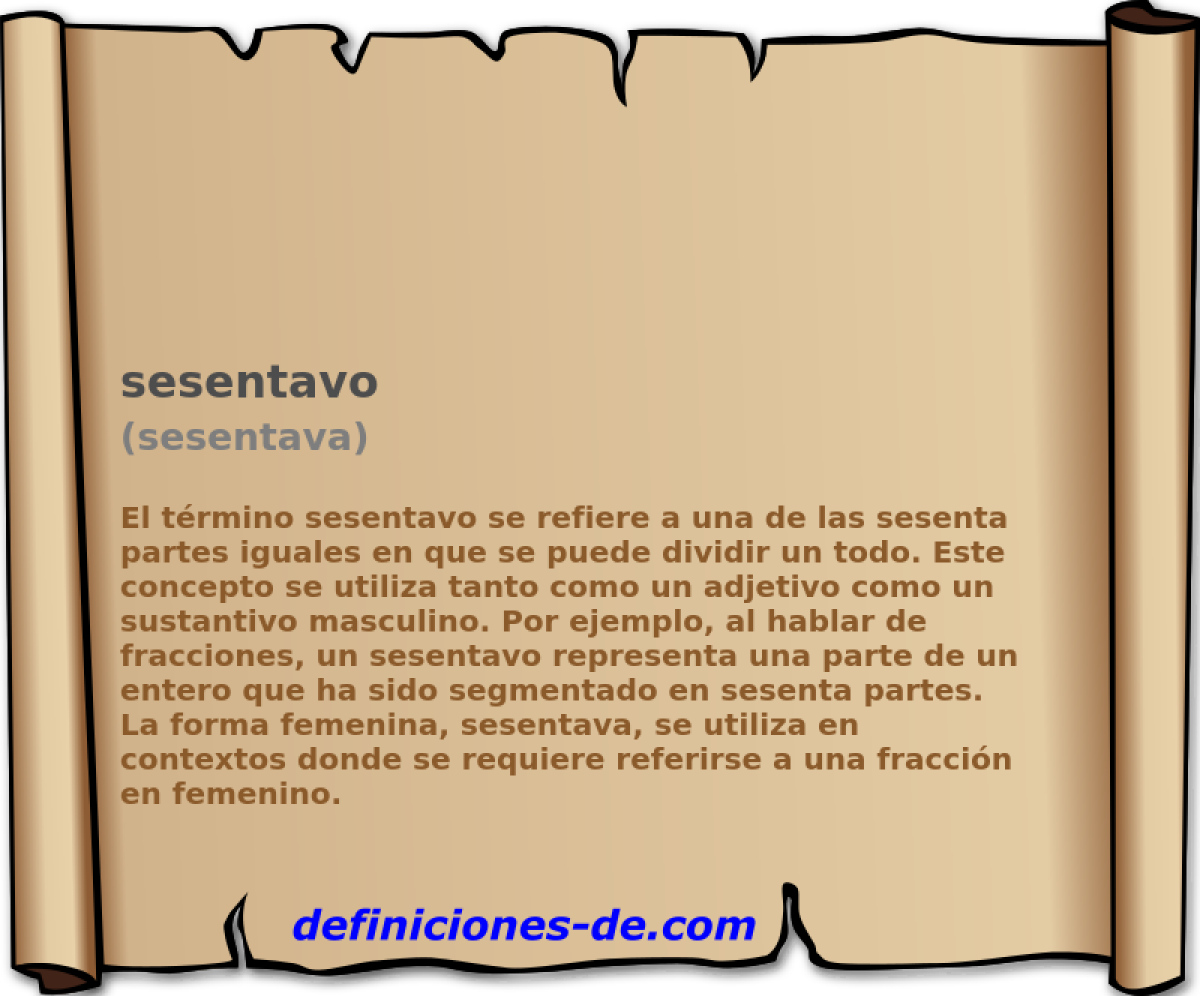 sesentavo (sesentava)