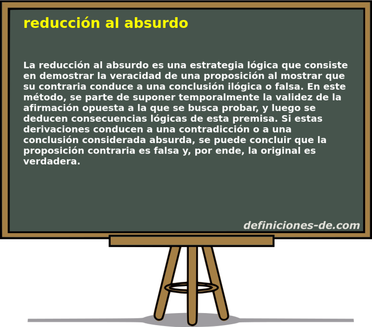 reduccin al absurdo 