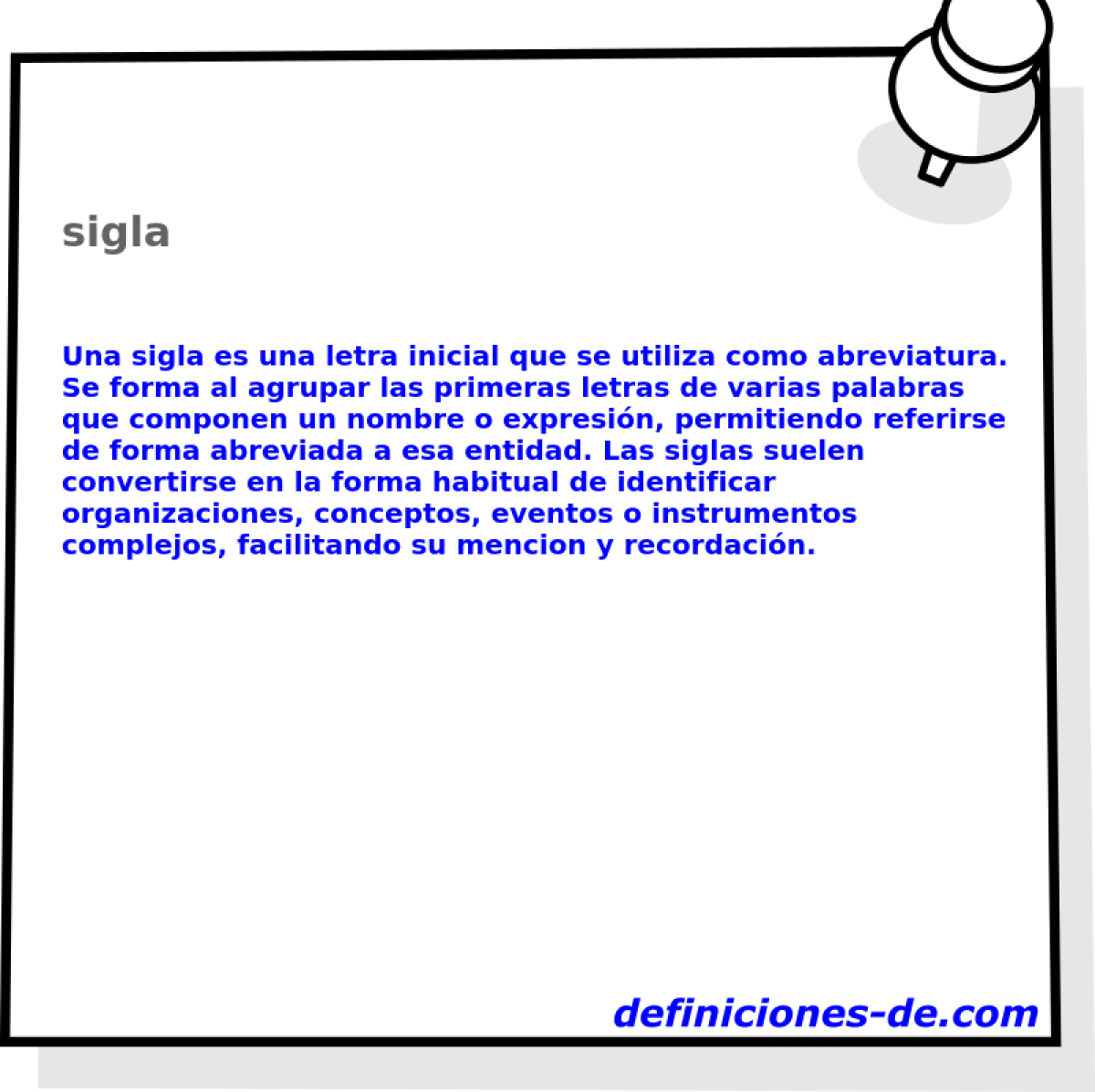 sigla 