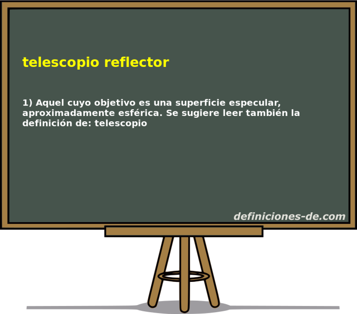 telescopio reflector 