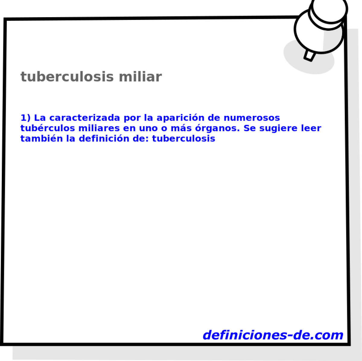 tuberculosis miliar 
