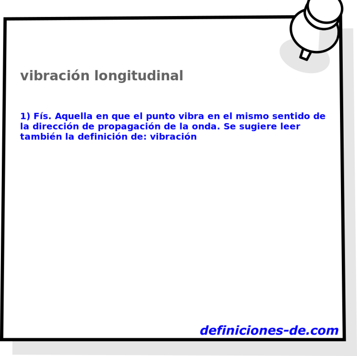 vibracin longitudinal 