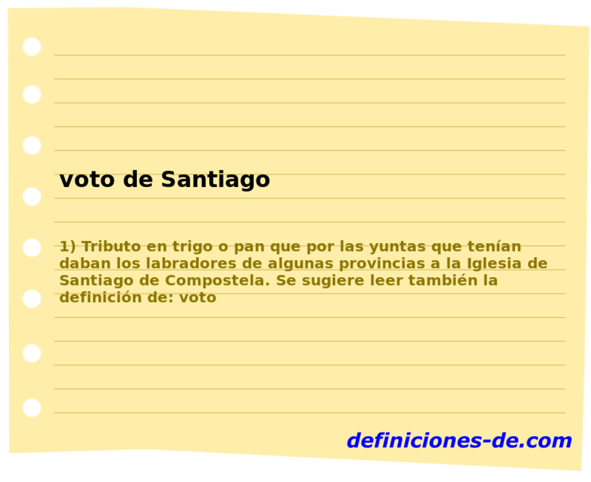 voto de Santiago 