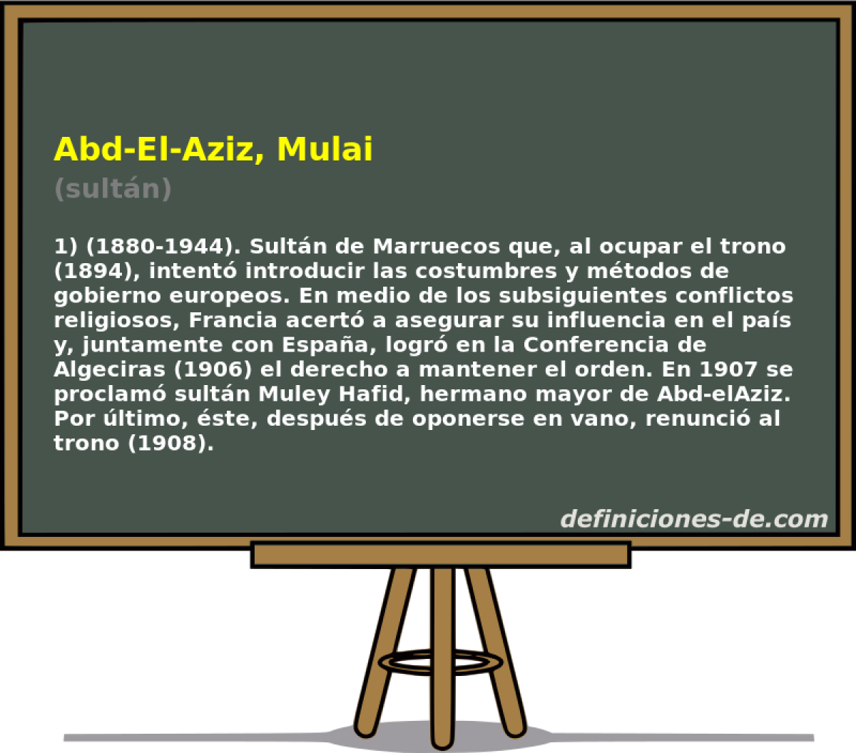 Abd-El-Aziz, Mulai (sultn)