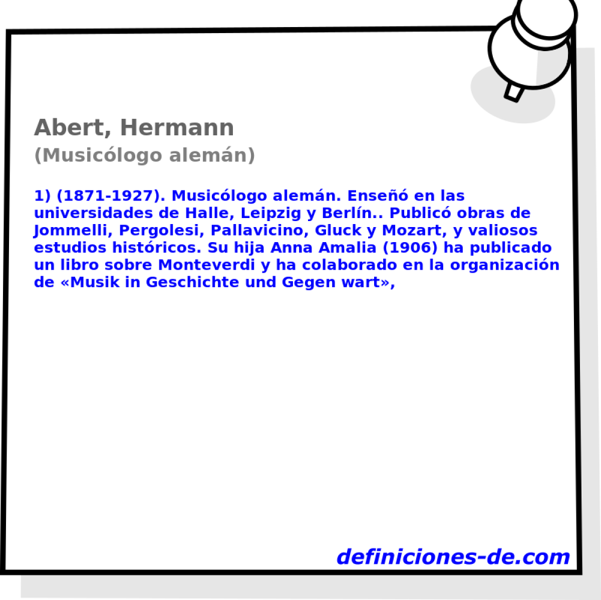 Abert, Hermann (Musiclogo alemn)