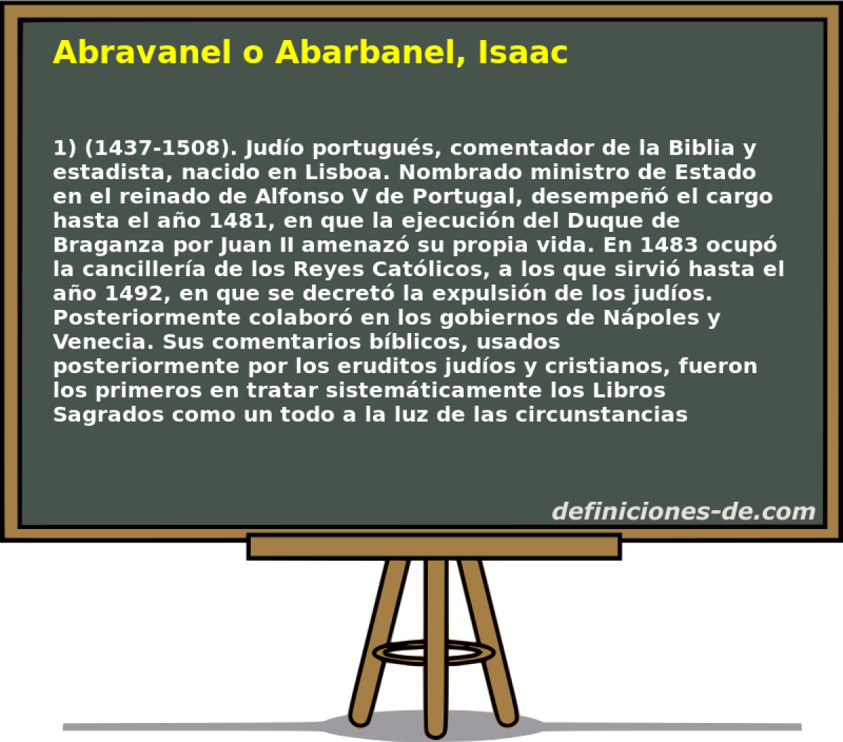 Abravanel o Abarbanel, Isaac 